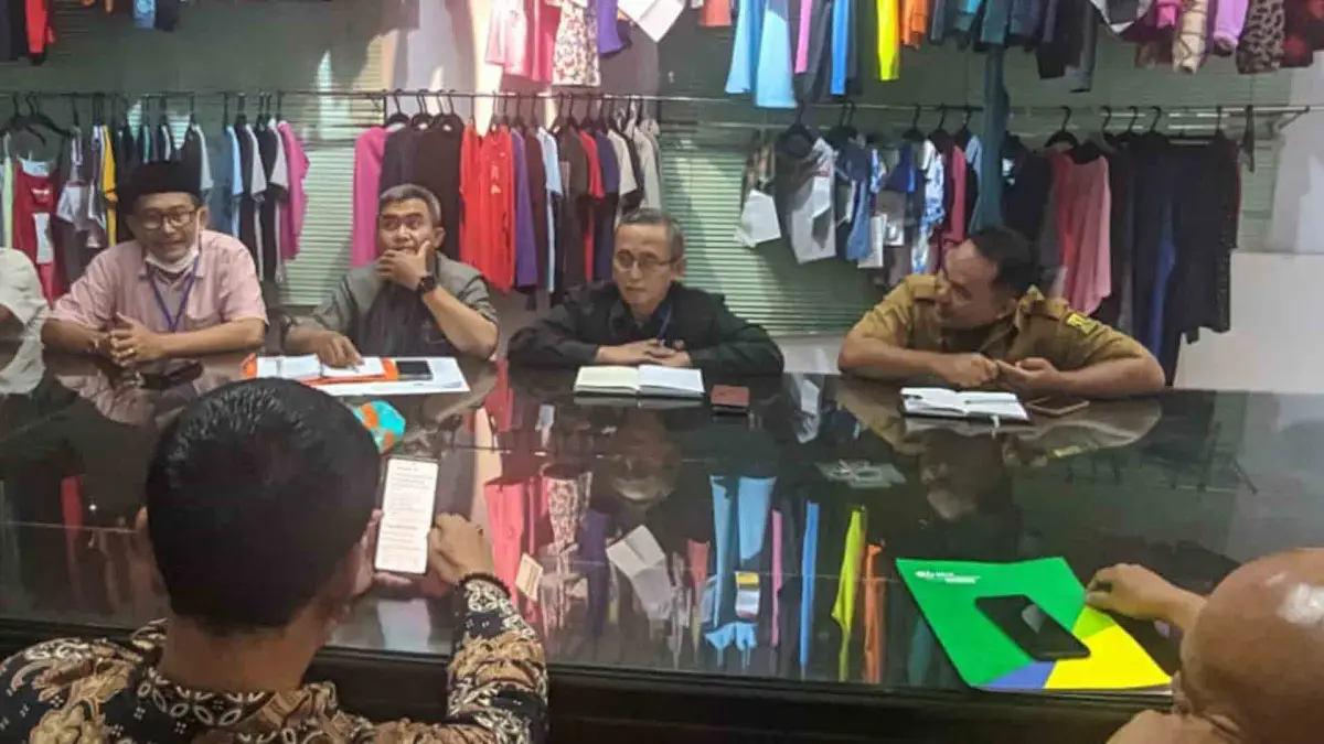 Komisi IV DPRD Kabupaten Sukabumi saat menyambangi PT Minu Garment Sukses.