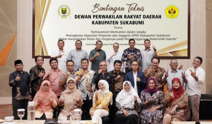 DPRD Kabupaten Sukabumi menggelar Bimtek yang dilaksanakan pada 1-3 November 2023 di Harris Hotel & Convention Ciumbuleuit Kota Bandung.